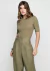 Blusa Ajustada Decote Redondo Canelada