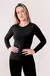 BLUSA ML THERMAL FEMININA - PRETO - comprar online