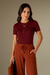 CROPPED BORDO SASSAFRAS - comprar online