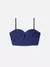 CROPPED MARINHO COM ABERTURA - loja online
