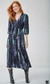 VESTIDO ESTAMPADO LONGO ML FEMININA
