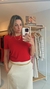 BLUSA DECOTE V ALGODÃO PERUANO DUDALINA FEMININA