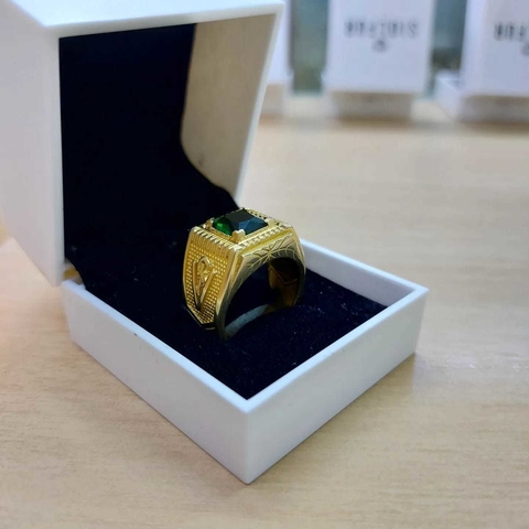 Anel em Moeda Antiga Formatura Masculino Med. Veterinaria