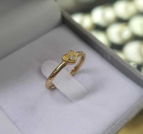 Anel em Moedas Antigas Paris com Coração