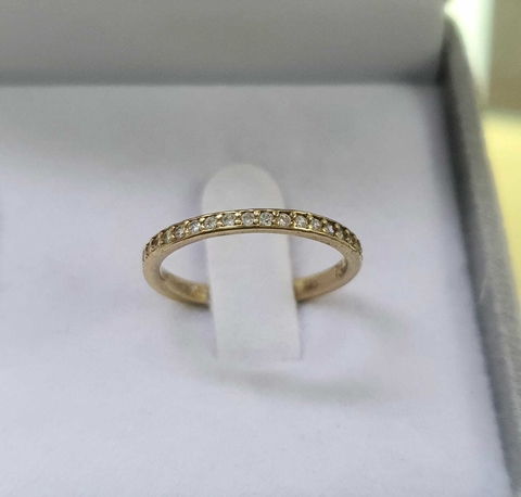 Anel em Moedas Antigas Aparador em 2mm com meia volta em pedras