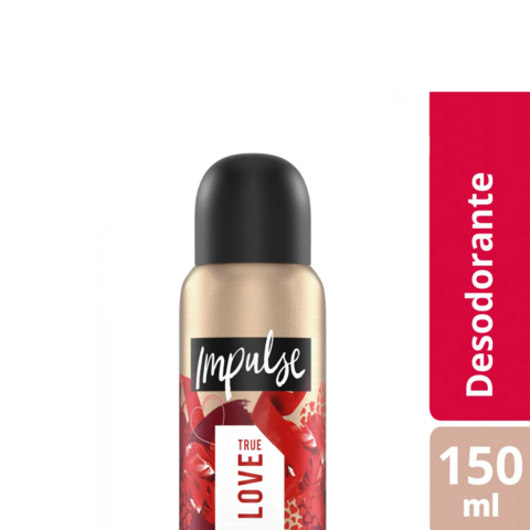 IMPULSE True love desodorante en aerosol for women x 150 ml