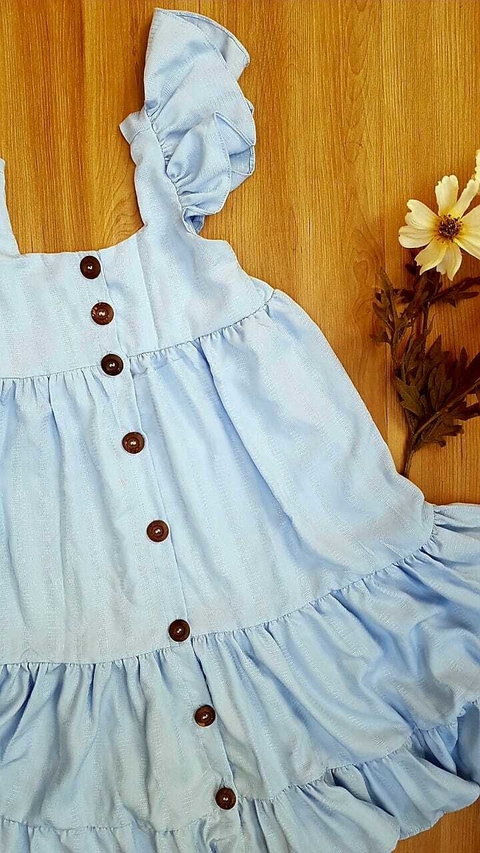 Vestido Amália - Azul Serenity