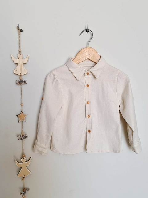 Camisa Linho off White