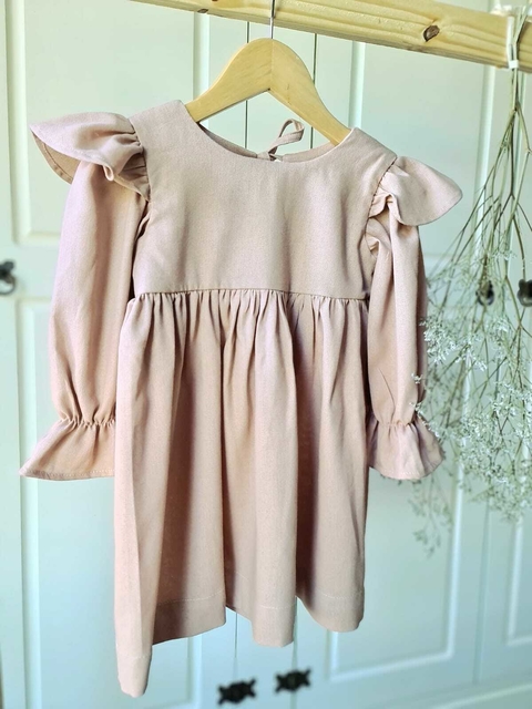 Vestido Luíza - Linho Nude