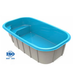 Pileta FV Banco y Escalera Modelo BE385 - comprar online