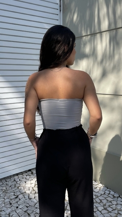 Tube top cinza - comprar online