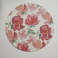 Individuales "Flor Roja"