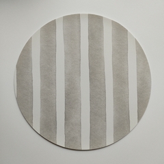 Individuales "Acuarela Raya Gris"
