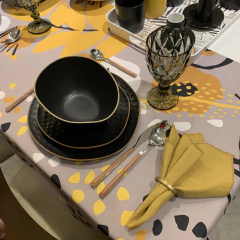 Platos playos X4 Black & Beige en internet