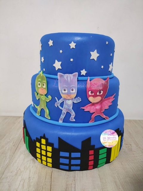 LOCAÇÃO Bolo Fake Pj Masks (Ref. 01527) - comprar online