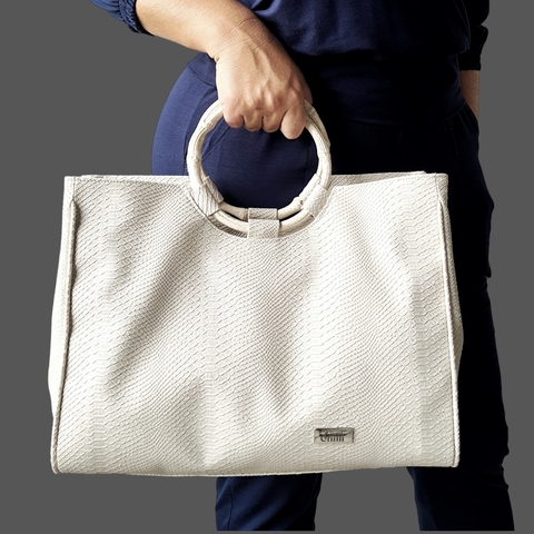 bolsa tote off white