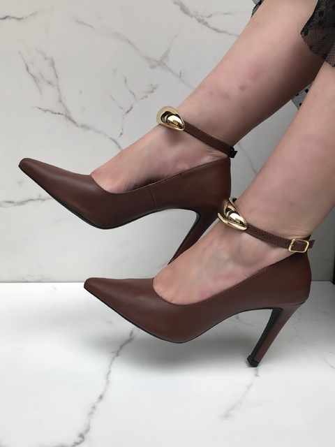 Scarpin Luna - Marrom - comprar online