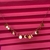 Chocker fases da lua banhada a ouro