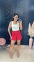 SHORT SAIA ALFAIATARIA RECORTE - BRANCO - comprar online
