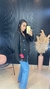 CALÇA JEANS WIDE LEG COM MODELAGEM NO BUMBUM - MÉDIA - loja online