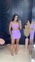 CONJUNTO SAIA E TOP DECOTE U