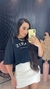 BLUSA T-SHIRT MANGA 3/4 PARIS - PRETA - comprar online