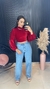 CALÇA JEANS WIDE LEG - LAVAGEM MÉDIA