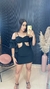 VESTIDO ESTILO CIGANINHA COM BABADOS - PRETO - comprar online
