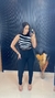 CALÇA JEANS SKINNY - PRETA