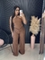 Conjunto de calça e cropped ponta V