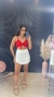 CROPPED NOZINHO POLIAMIDA - VERMELHO