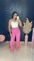 CALÇA JEANS WIDE LEG - ROSA na internet