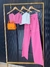 Imagem do CALÇA JEANS WIDE LEG - ROSA