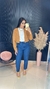 BLAZER CROPPED ALFAIATARIA COM BOTÕES ENCAPADOS - CARAMELO - comprar online