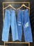CALÇA JEANS WIDE LEG - LAVAGEM MÉDIA - loja online