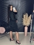 Vestido midi manga longa drapeado - loja online