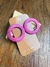 Brinco Luciana - BL004 Rosa metalizado na internet