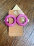 Brinco Luciana - BL004 Rosa metalizado - comprar online
