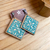 Brinco Pendente Leve - azul mar - buy online