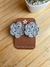 Brinco Flor cinza metalizado - BF020 - comprar online