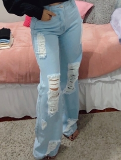 Wide Leg Ripped