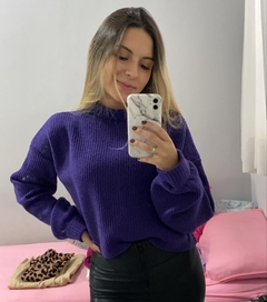 Cropped Carmin Purple