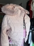 Campera crop forrada en piel