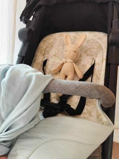 Cubrecoche Fauna Beige y Celeste reversible en internet