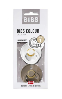 Chupetes Bib's White - Dark Oak (Packs x2) - Vero Gianiodis