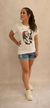 T-SHIRT FEMININA RED LIPS 20007. - loja online