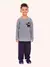 Pijama Longo Masculino Infantil/Juvenil em Plush