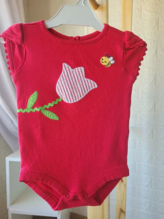 Body rojo tulipán GYMBOREE - 0/3M