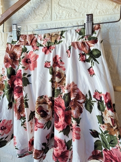 Pollera flores IMPORTADA - 8A - comprar online