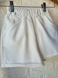 NUEVO | Short sastrero blanco IMPORTADO - 6/7A en internet